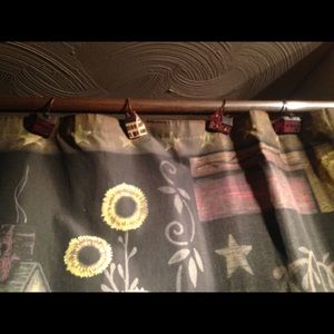 Primitive shower curtain